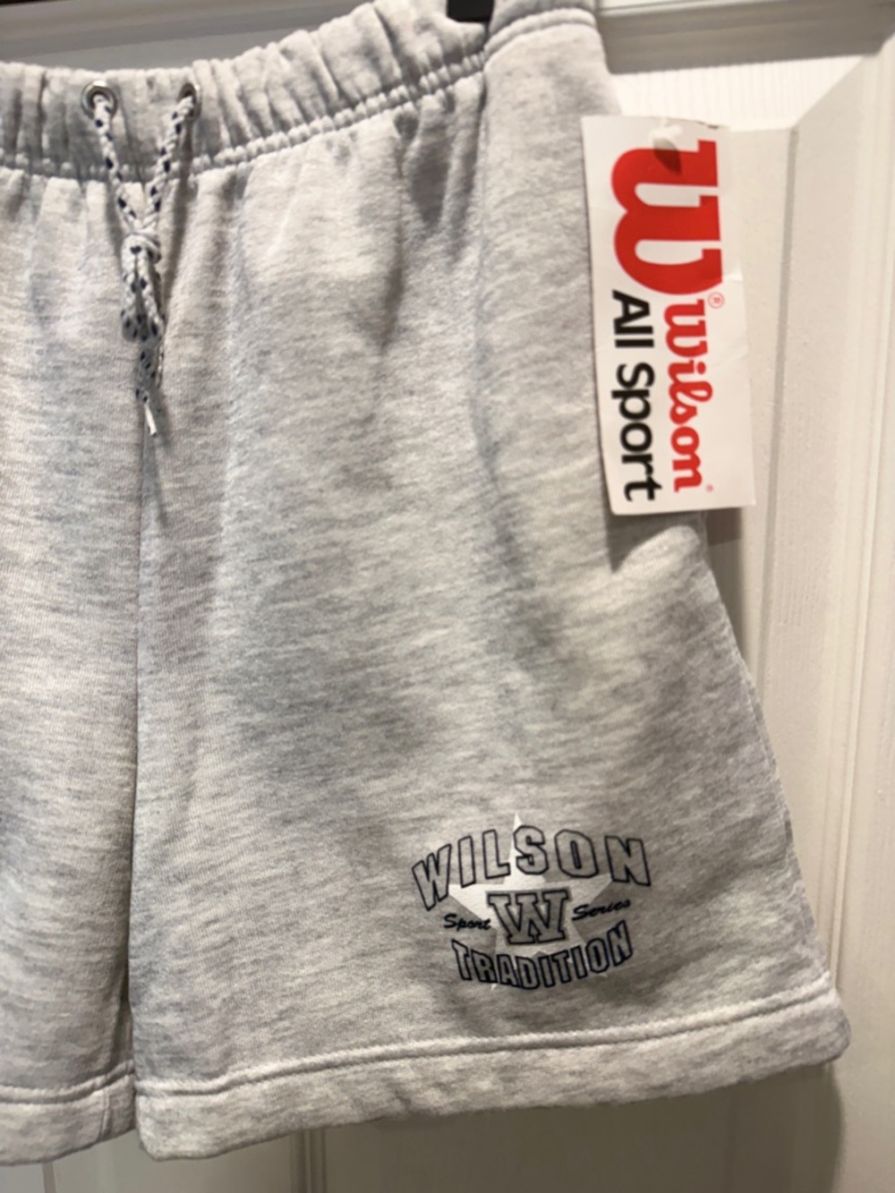 Wilson All Sport Shorts NWT Gray Small Men’s Athletic Sweat Shorts - Picture 4 of 7